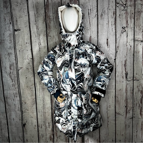 NEW NWT Sweaty Betty Matterhorn Parka Puffy Down Feather Ski Jacket Size XS - Picture 4 of 16